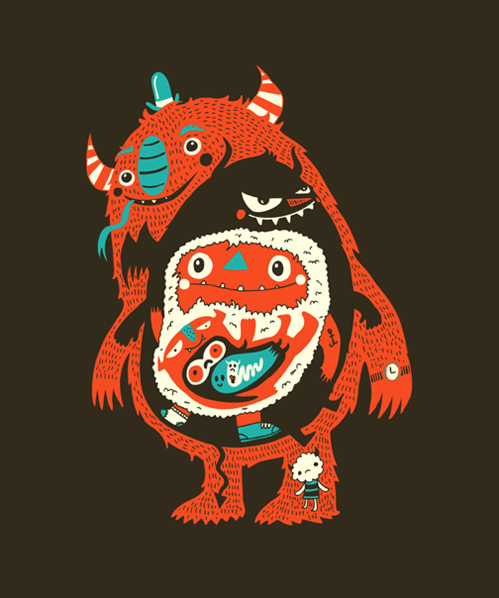 Monstre + cornes